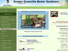 Tablet Screenshot of greatergreenvillemastergardener.org